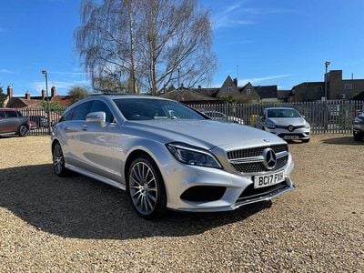 Used Mercedes CLS350 Shooting Brake AMG line 258 HP (189 kW) 2017 Silver Estate
