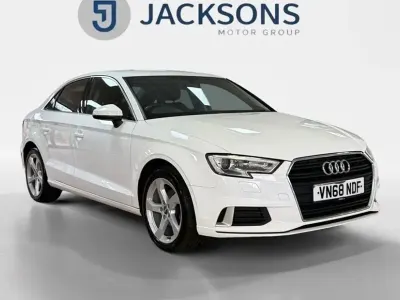 Używany Audi A3 Sport 150 KM (110 kW) 2018 Biały Sedan/Limuzyna