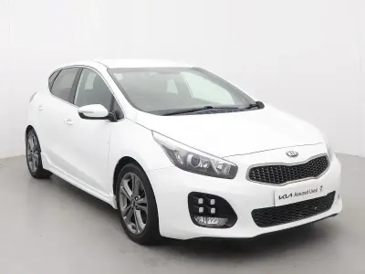 Begagnad Kia Ceed GT-Line 2018 Vit Halvkombi
