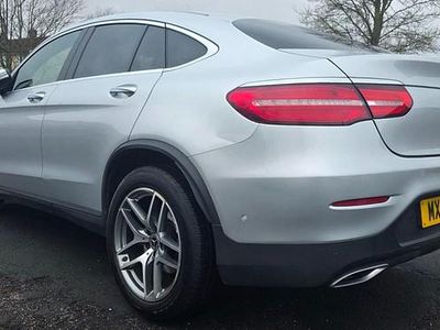 Silver Used 2018 Mercedes GLC220 AMG line Coupe | £15,499 (Super price)