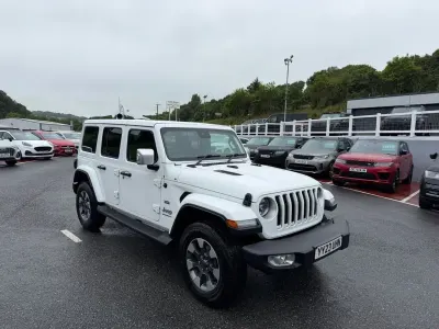 Used Jeep Wrangler Overland 2023 White SUV