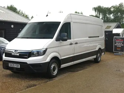 Second-hand MAN TGE 140 CP (102 kW) 2020 Alb Van