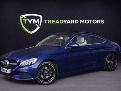 Used Mercedes C200 Premium Plus 184 HP (135 kW) 2016 Blue Coupe
