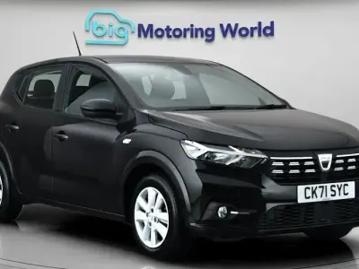 Used Dacia Sandero Comfort 91 HP (66 kW) 2021 Black Hatchback