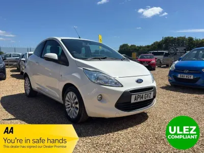 Used Ford Ka Zetec 69 HP (50 kW) 2014 White Hatchback