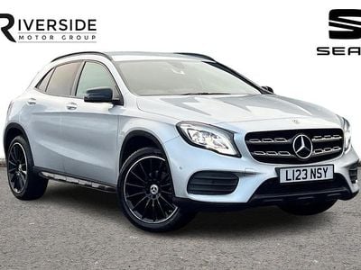 Iridium silver metallic Used 2019 Mercedes GLA200 AMG line SUV | £14,990 (Fair price)