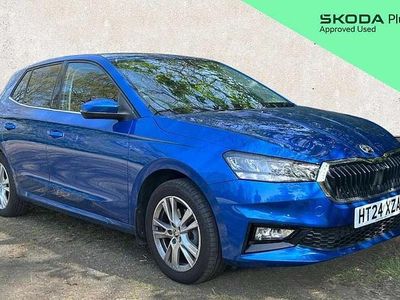 Used Skoda Fabia SE L 113 HP (83 kW) 2024 Blue Hatchback