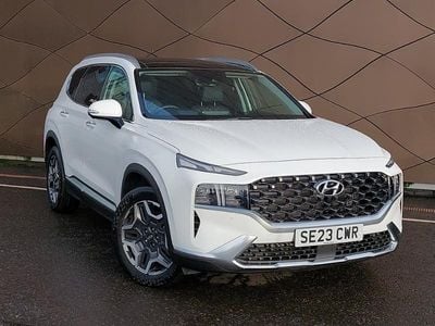 White Used 2023 Hyundai Santa Fe Ultimate SUV | £33,998 (Fair price)