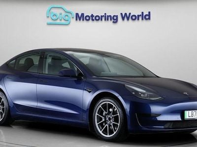 Used Tesla Model 3 Standard Range 208 kW (283 HP) 2021 Blue Sedan