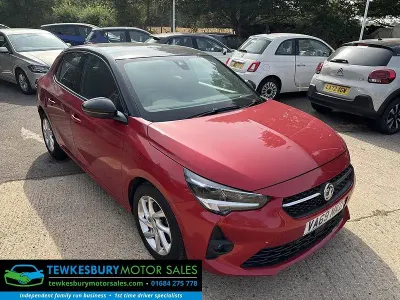 Used Vauxhall Corsa SRi 100 HP (73 kW) 2020 Red Hatchback