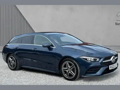 Used Mercedes CLA200 AMG Line Premium 161 HP (118 kW) 2022 Blue Estate