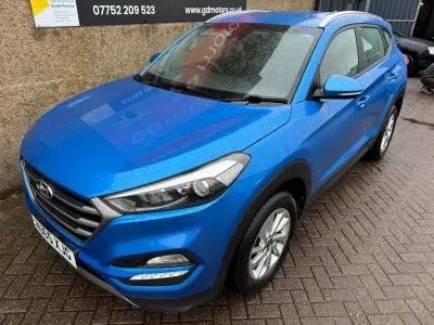 Used Hyundai Tucson SE 116 HP (85 kW) 2015 Blue SUV