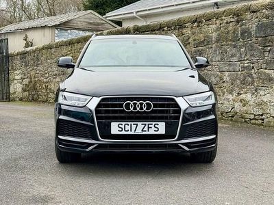 Used Audi Q3 S-Line 150 HP (110 kW) 2017 Black SUV