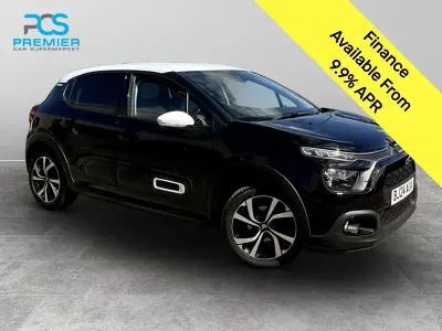 Used Citroën C3 PureTech 82 HP (60 kW) 2024 Black Hatchback