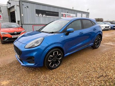 Blue Used 2021 Ford Puma ST-Line X Hatchback | £12,899 (Fair price)