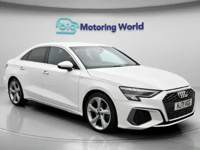 Used Audi A3 S-Line 110 HP (80 kW) 2021 White Sedan