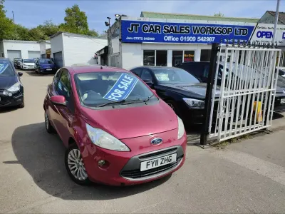 Used Ford Ka Zetec 69 HP (50 kW) 2011 Red Hatchback