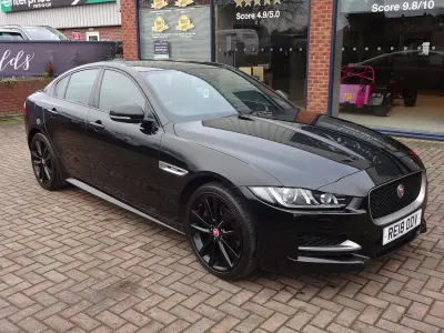 Used Jaguar XE R-Sport 180 HP (132 kW) 2018 Black Sedan