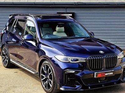 Blue Used 2019 BMW X7 M Sport SUV | £48,689 (A bit pricey)