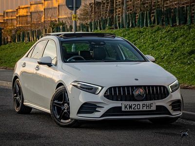 White Used 2020 Mercedes A200 AMG Line Premium Plus Sedan | £21,500 (A bit pricey)