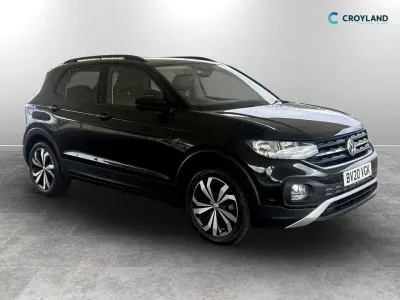 Used VW T-Cross SE 95 HP (69 kW) 2020 Black SUV
