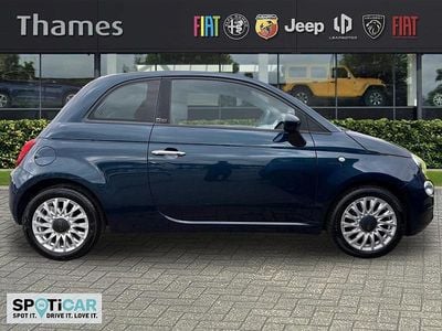Used Fiat 500C Lounge 69 HP (50 kW) 2020 Blue Cabriolet