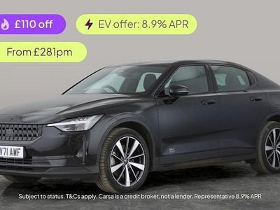 Black Used 2021 Polestar 2 Long Range Dual motor Hatchback | £18,066 (Good price)