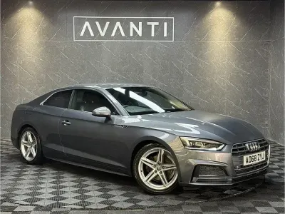 Used Audi A5 S-Line 190 HP (139 kW) 2018 Grey Coupe