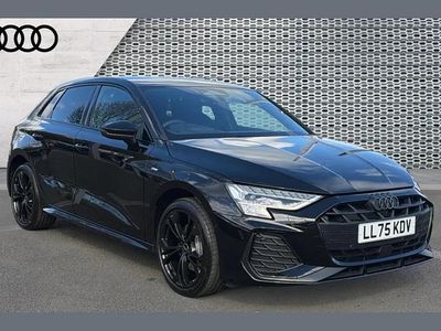 Used Audi A3 e-tron Black Edition 200 HP (147 kW) 2025 Black Hatchback