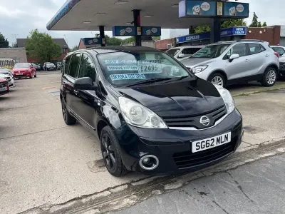 Used Nissan Note N-TEC 2012 Black Hatchback