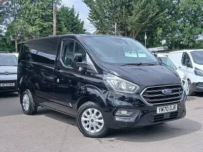 Used Ford Transit Custom Limited 130 HP (95 kW) 2020 Black Van