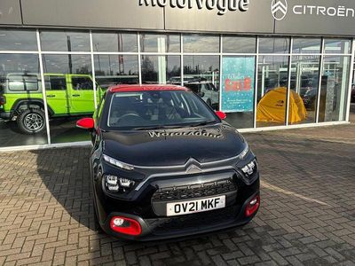 Black Used 2021 Citroën C3 PureTech Hatchback | £8,495 (Fair price)