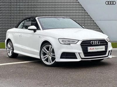 Used Audi A3 Cabriolet S-Line 147 HP (108 kW) 2020 White Cabriolet