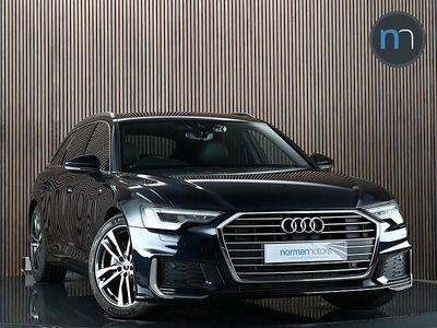 Used Audi A6 S-Line 204 HP (150 kW) 2022 Blue Estate
