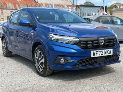 Used Dacia Sandero Comfort 91 HP (66 kW) 2022 Blue Hatchback