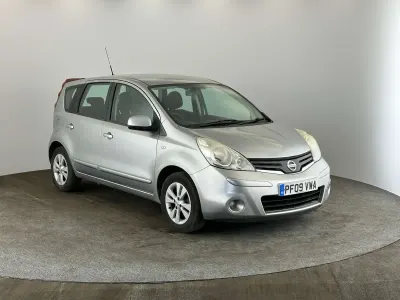 Used Nissan Note Acenta 88 HP (64 kW) 2009 Silver Hatchback