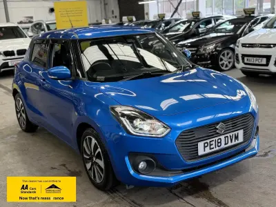 Used Suzuki Swift SZ5 111 HP (81 kW) 2018 Blue Hatchback