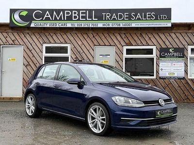 Used VW Golf VII SE 115 HP (84 kW) 2019 Blue Hatchback