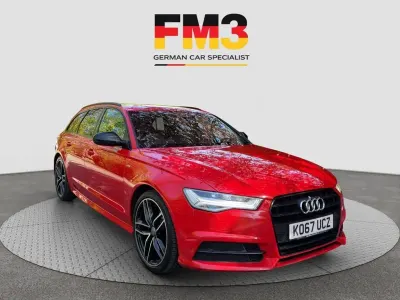 Used Audi A6 Black Edition 190 HP (139 kW) 2018 Red Estate