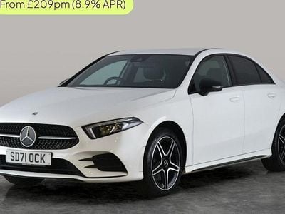 Used Mercedes A250 AMG line 218 HP (160 kW) 2021 White Sedan