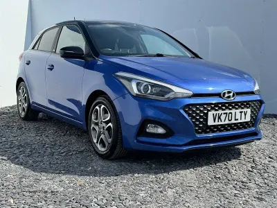 Used Hyundai i20 84 HP (61 kW) 2020 Blue Hatchback