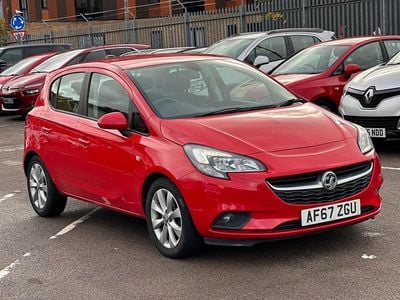 Used Vauxhall Corsa 90 HP (66 kW) 2017 Red Hatchback