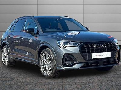 Used Audi Q3 Black Edition 150 HP (110 kW) 2025 Daytona grey SUV