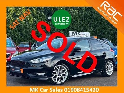 Black Used 2018 Ford Focus ST-Line Hatchback | £7,395 (Good price)