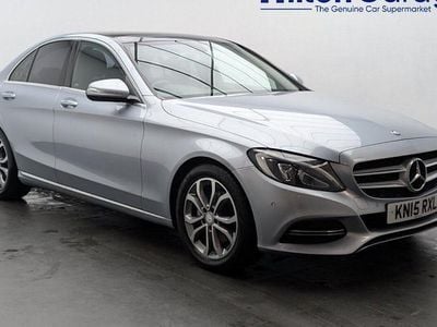 Silver Used 2015 Mercedes C220 Premium Sedan | £10,650 (Good price)