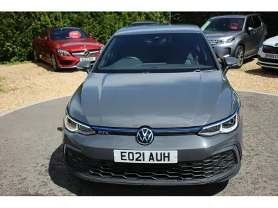 Used VW Golf VII GTE 204 HP (150 kW) 2021 Dolphin grey metallic Hatchback