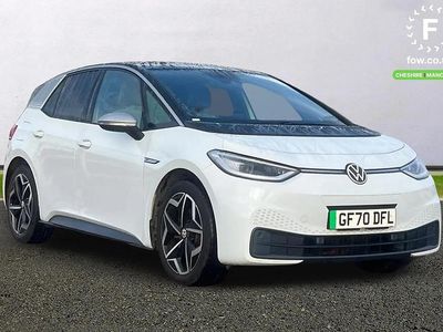 Used VW ID.3 Pro 150 kW (204 HP) 2020 White Hatchback