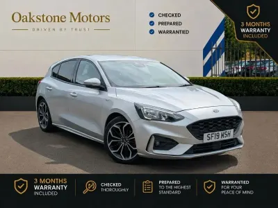 Used Ford Focus ST-Line X 125 HP (91 kW) 2019 Silver Hatchback
