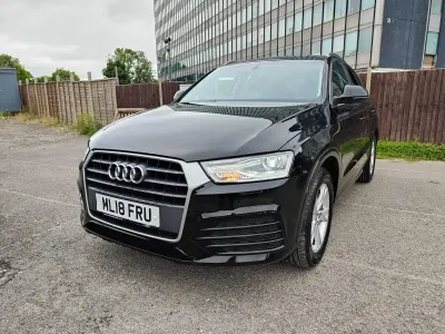 Used Audi Q3 S-Line 150 HP (110 kW) 2018 Black SUV