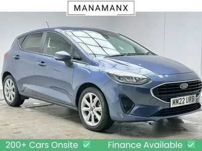 Begagnad Ford Fiesta Trend 2022 Blå Halvkombi